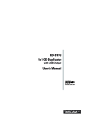 Tascam CD-D11U - Owners Manual 